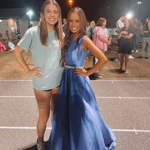 Royal Blue Prom Ballgown